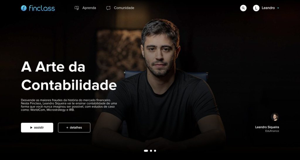 Capa do curso A Arte da Contabilidade – Leandro Siqueira
