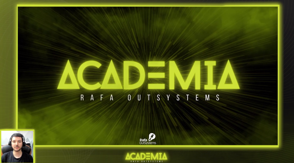Capa do curso Academia Rafa Outsystems – Rafael Pereira