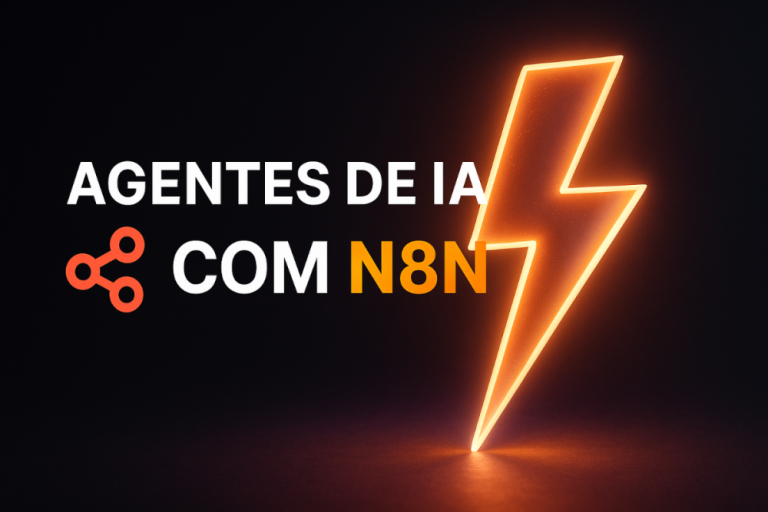Capa do curso Agentes de IA com N8N – Hashtag Treinamentos
