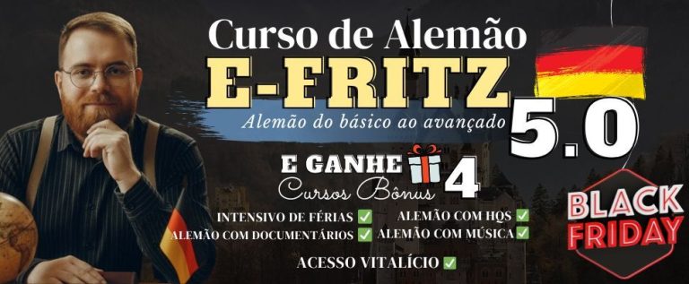 Capa do curso Alemão E-Fritz 5.0 – E-Fritz Editora