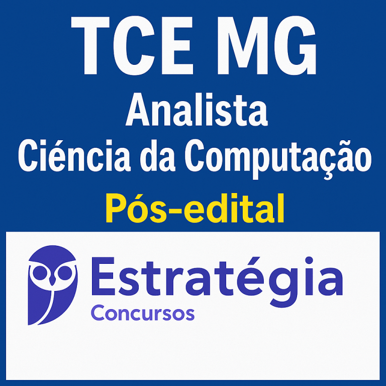 Capa do curso Analista de Controle Externo Tce-Mg – Estratégia Concursos