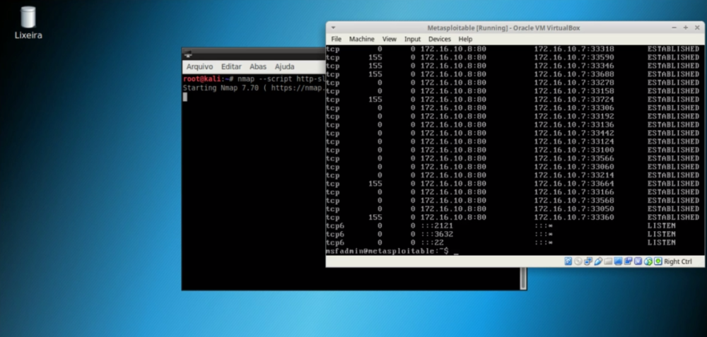 Capa do curso Ataques de Negação de Serviço (Dos e Ddos) C/ Kali Linux