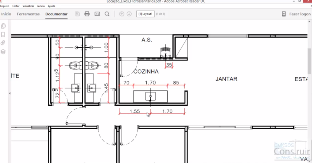 Capa do curso Autocad: Projeto Arquitetônico (Abnt NBR 6492)