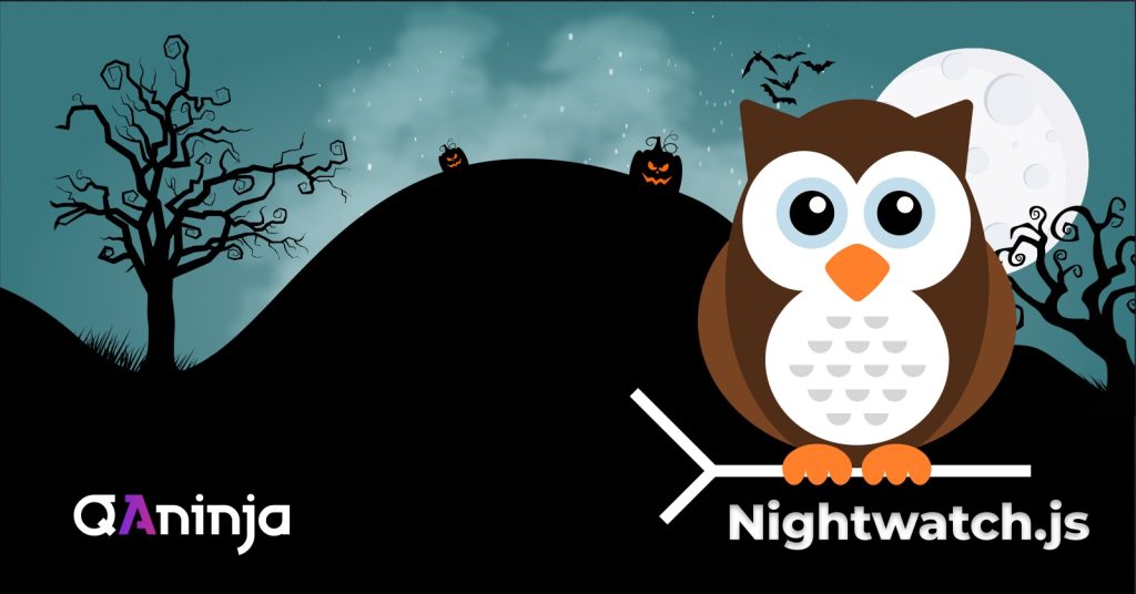Capa do curso Automação para Zumbis com Nightwatch.js – QA Ninja