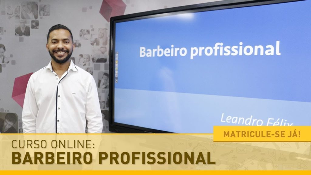 Capa do curso Barbeiro Profissional – Leandro Félix
