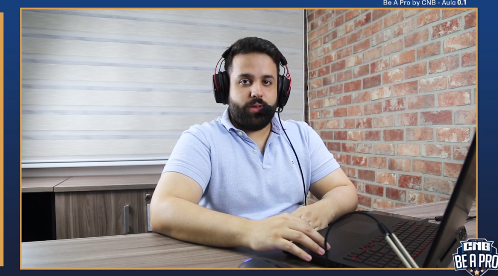 Capa do curso BE a PRO – CNB E-Sports Club