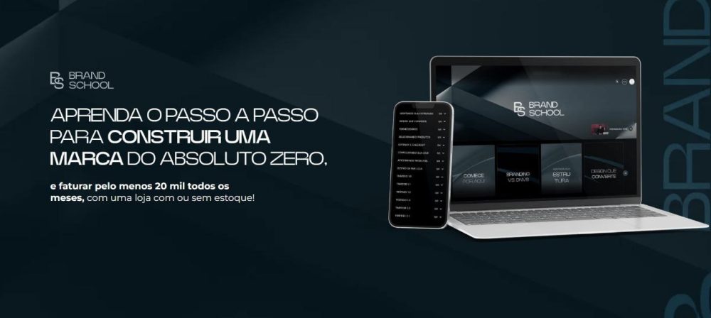 Capa do curso Brand School – Matheus Gomes