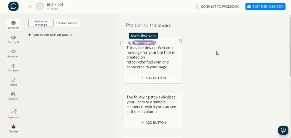 Chatbots para Leigos – Glauber Silva