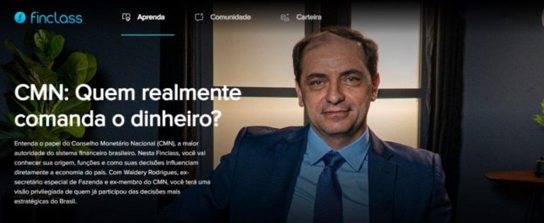 Capa do curso Cmn: Quem Realmente Comanda o Dinheiro – Waldery Rodrigues