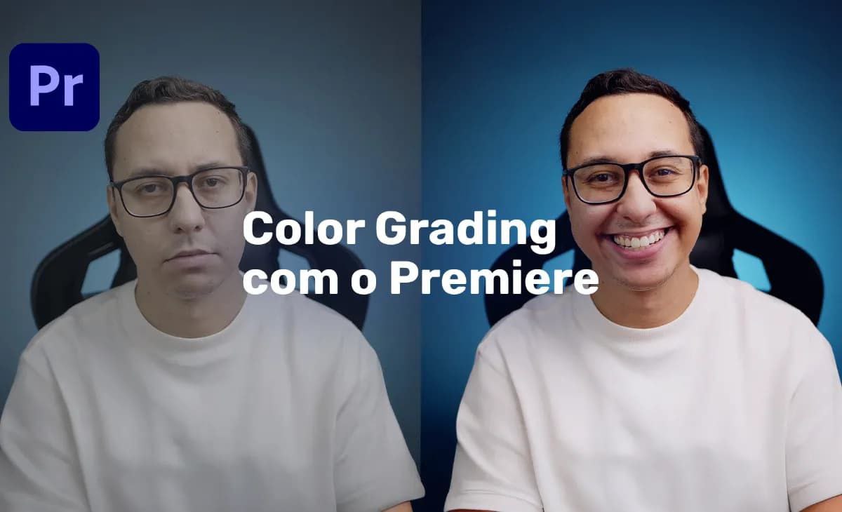 Capa do curso Color Grading no Premiere – Mateus Ferreira