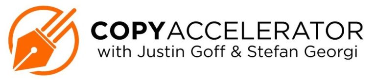 Capa do curso Copy Accelerator – Stefan Georgi e Justin Goff