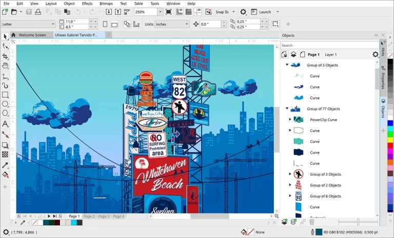 Capa do curso Coreldraw Fácil e Profissional – Roberto Gazola
