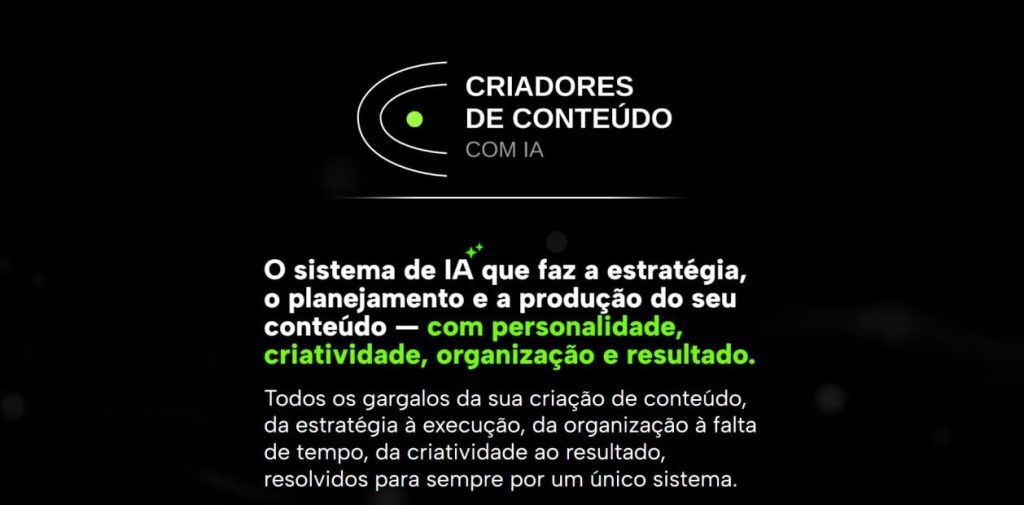 Capa do curso Criadores de Conteúdo com IA – Likensina