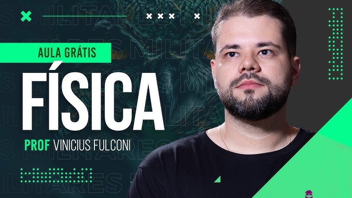 Capa do curso Curso de Física para Espcex 2024 – Prof. Vinicius Fulconi