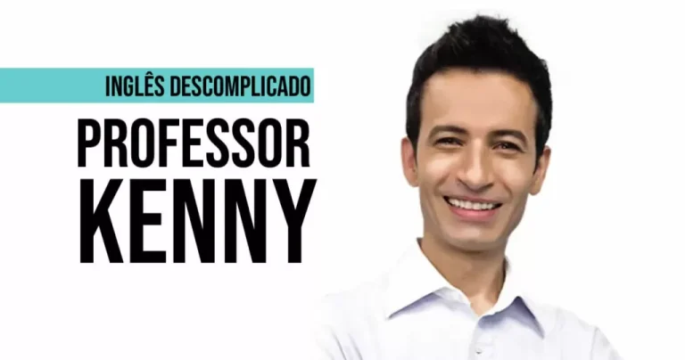 Capa do curso Curso de Inglês – Prof. Kenny