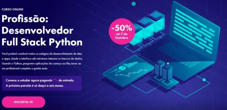 Capa do curso Desenvolvedor Full Stack Python – Ebac