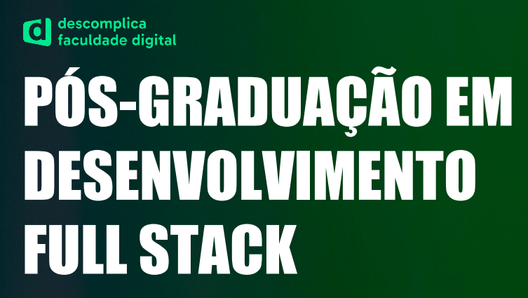 Capa do curso Desenvolvimento Full Stack – Descomplica