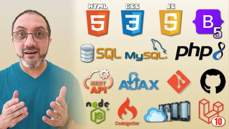Capa do curso Desenvolvimento WEB Compacto e Completo – João Ribeiro