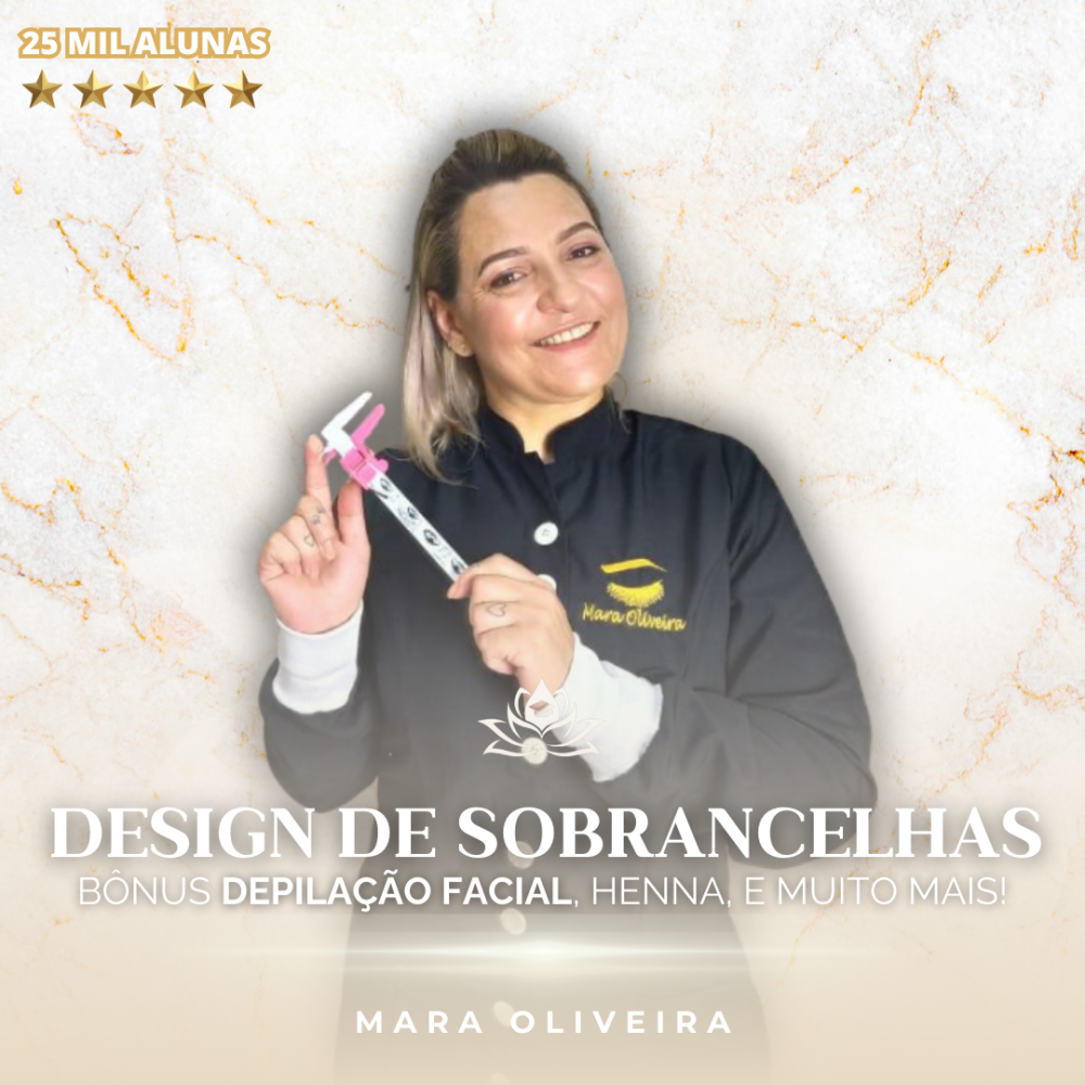 Capa do curso Designer de Sobrancelhas e Depilação Facial – Lotus