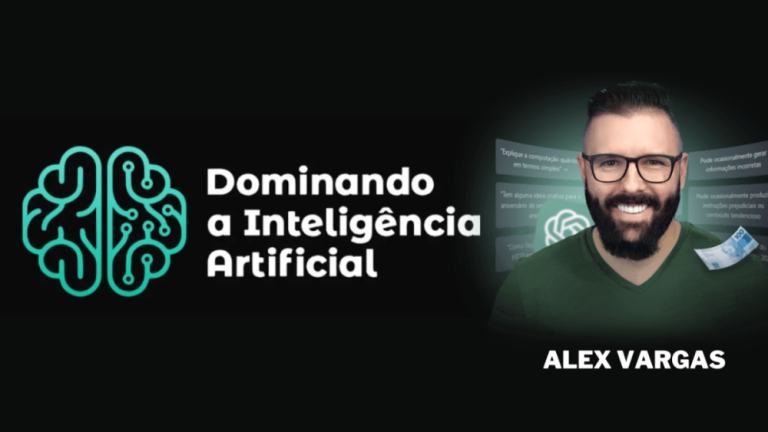 Capa do curso Dominando a Inteligência Artificial – Alex Vargas