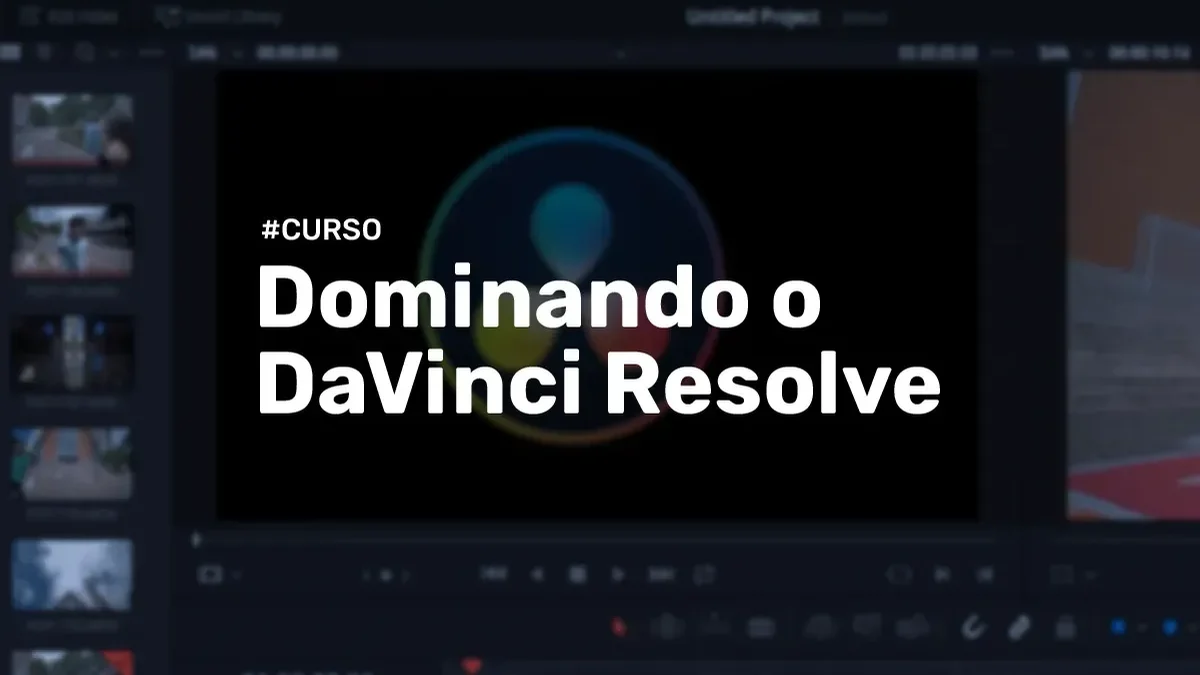 Capa do curso Dominando o Davinci Resolve – Mateus Ferreira