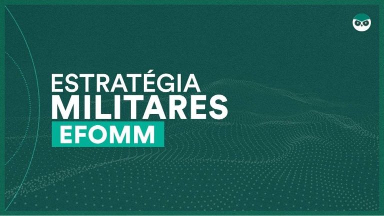 Capa do curso Efomm – AFA – Estratégia Militares