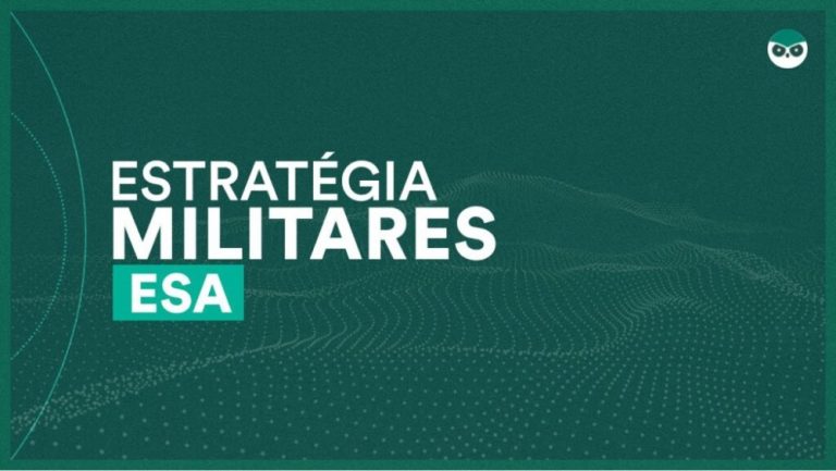 Capa do curso ESA – Extensivo – Estratégia Militares – 2023