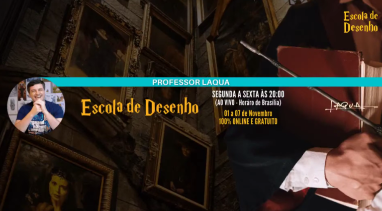 Capa do curso Escola de Desenho – Laqua Parla
