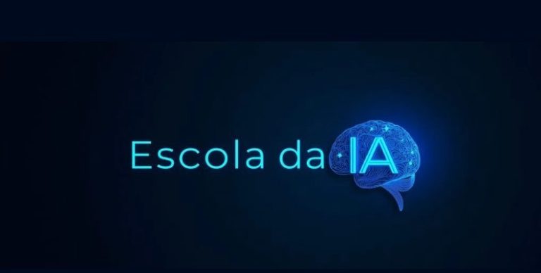 Capa do curso Escola de IA – Matheus Delalibera