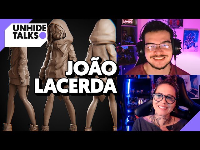 Capa do curso Escultura Digital no Blender – João Lacerda