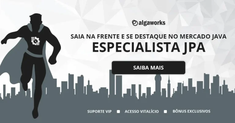 Capa do curso Especialista JPA – Algaworks