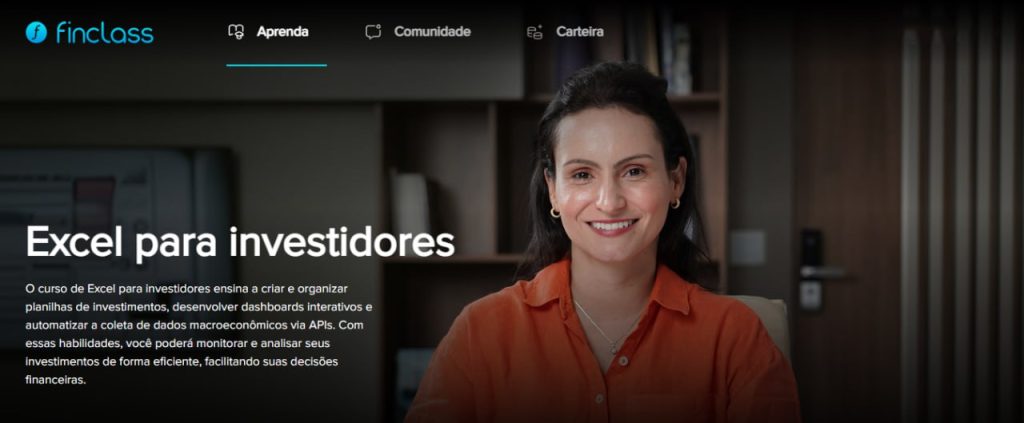 Capa do curso Excel para Investidores – Karine Lago