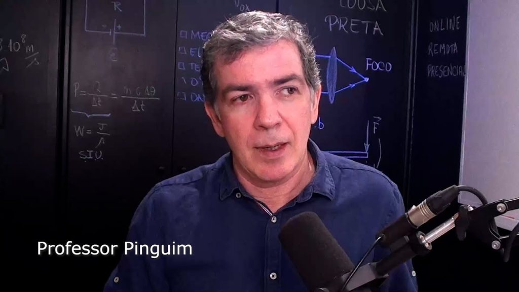 Capa do curso Física Extensivo – Prof. Pinguim