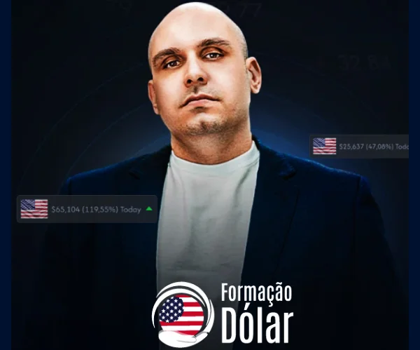 Capa do curso Formação Dólar – Gustavo Delomo