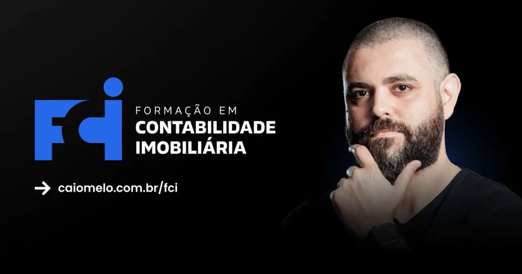 Capa do curso Formação em Contabilidade Imobiliária – Caio Melo