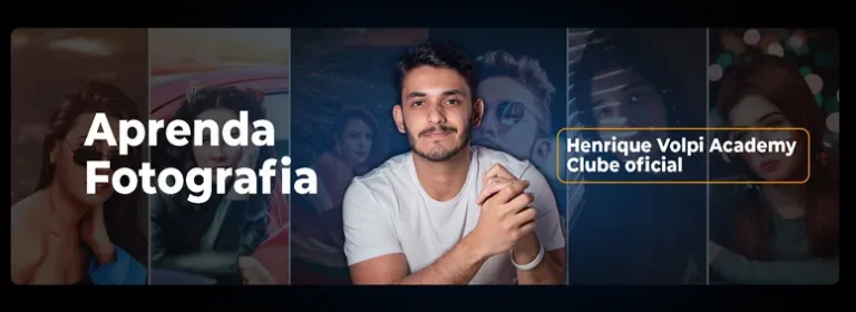 Capa do curso Fotografia – Henrique Volpi – HV Academy