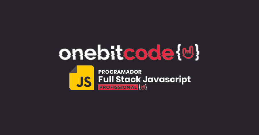 Capa do curso Full Stack Javascript – Onebitcode