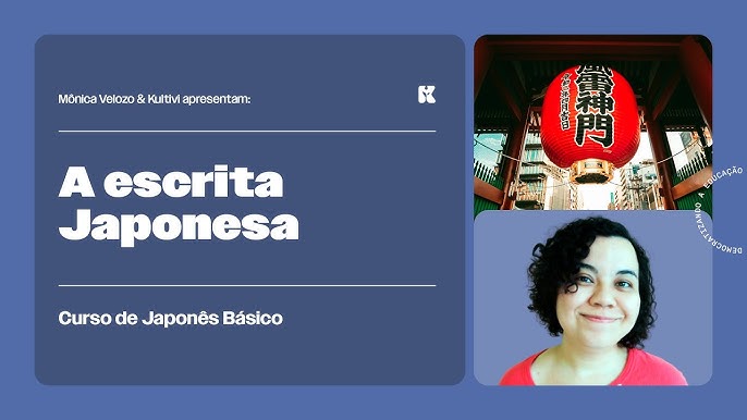 Capa do curso Japonês Básico – Mônica Velozo