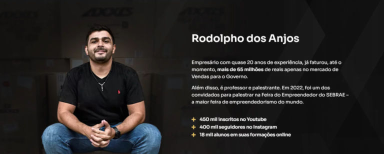 Capa do curso Licitante Extremo – Rodolpho dos Anjos