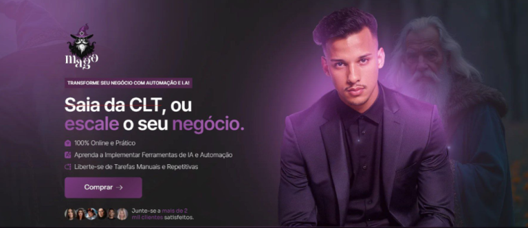 Capa do curso Mago das Automações – João Vitor