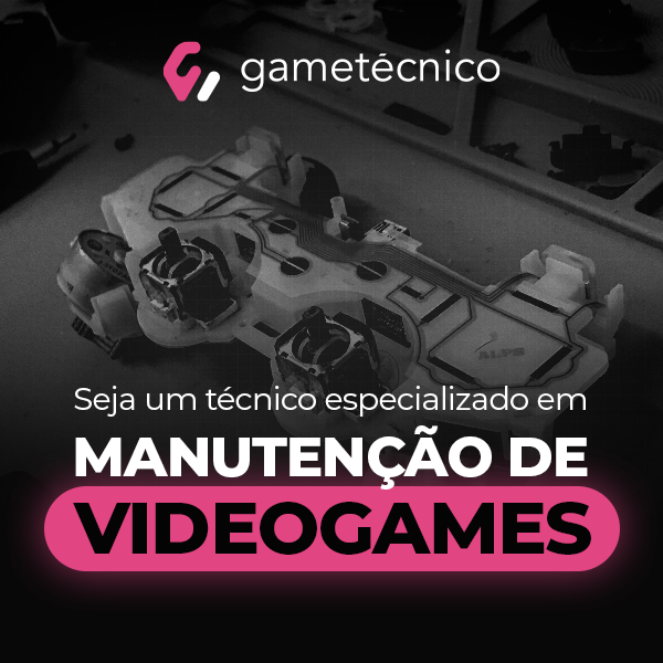 Capa do curso Manutenção de Video Games – Game Técnico