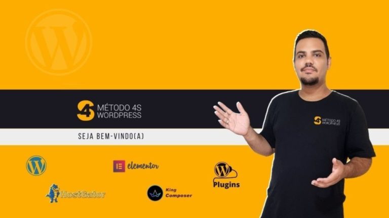 Capa do curso Método 4S Wordpress – Marcos Bertoleti