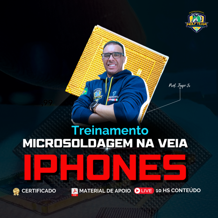 Capa do curso Microsoldagem na Veia – Technológica Repair