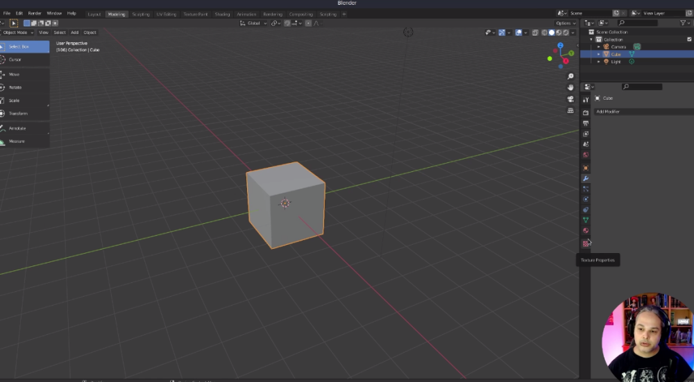 Capa do curso Modelagem 3D no Blender – Rafael Moco