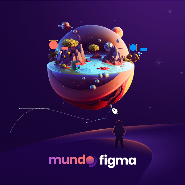 Capa do curso Mundo Figma – Bruno Aurélio