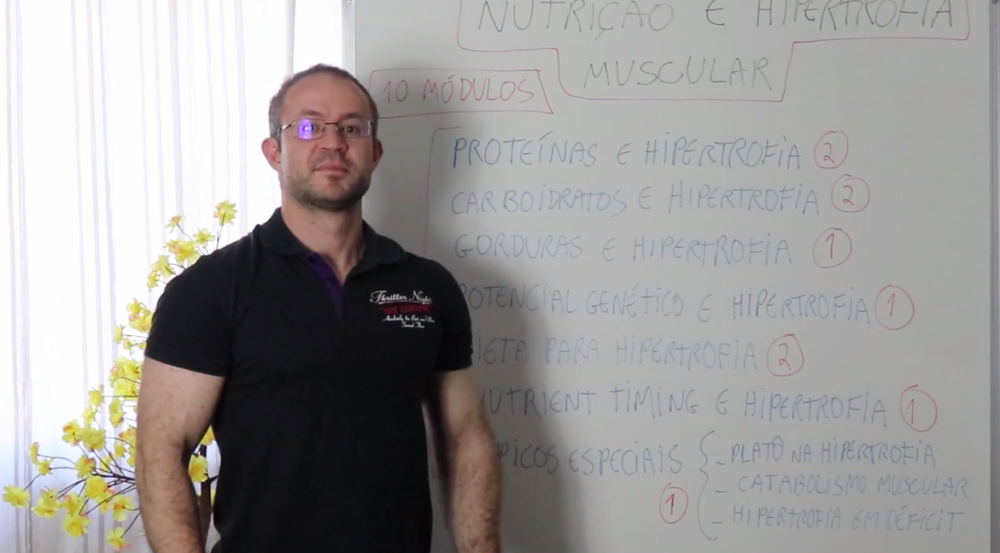 Capa do curso Nutrição e Hipertrofia Muscular – Dudu Haluch