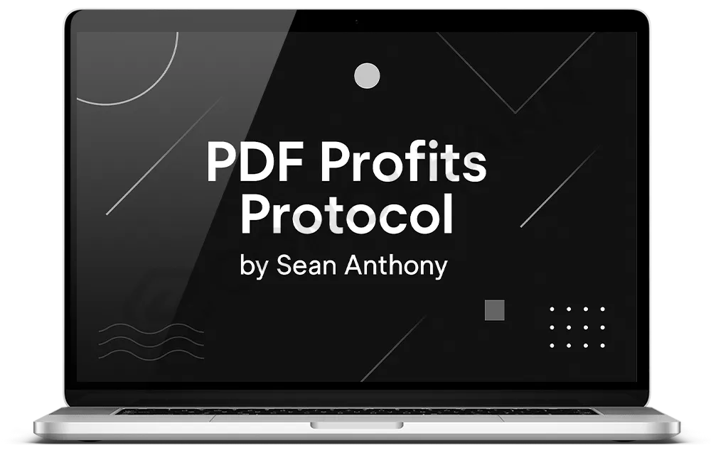 Capa do curso PDF Profits Protocol – Sean Anthony
