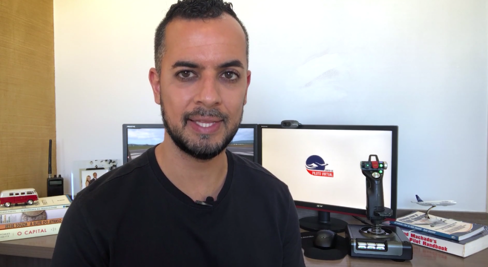 Capa do curso Piloto Virtual – Felipe Faria