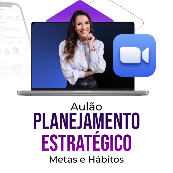 Capa do curso Planejamento Estratégico – Valeska Bruzzi