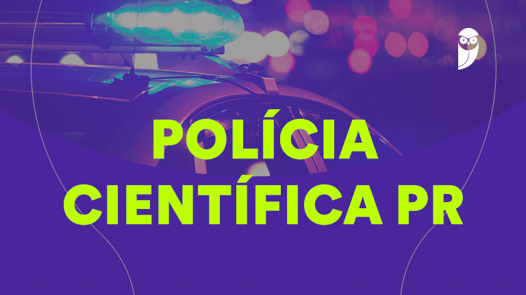 Capa do curso Polícia Científica PR – Perito Oficial – Estratégia Concursos